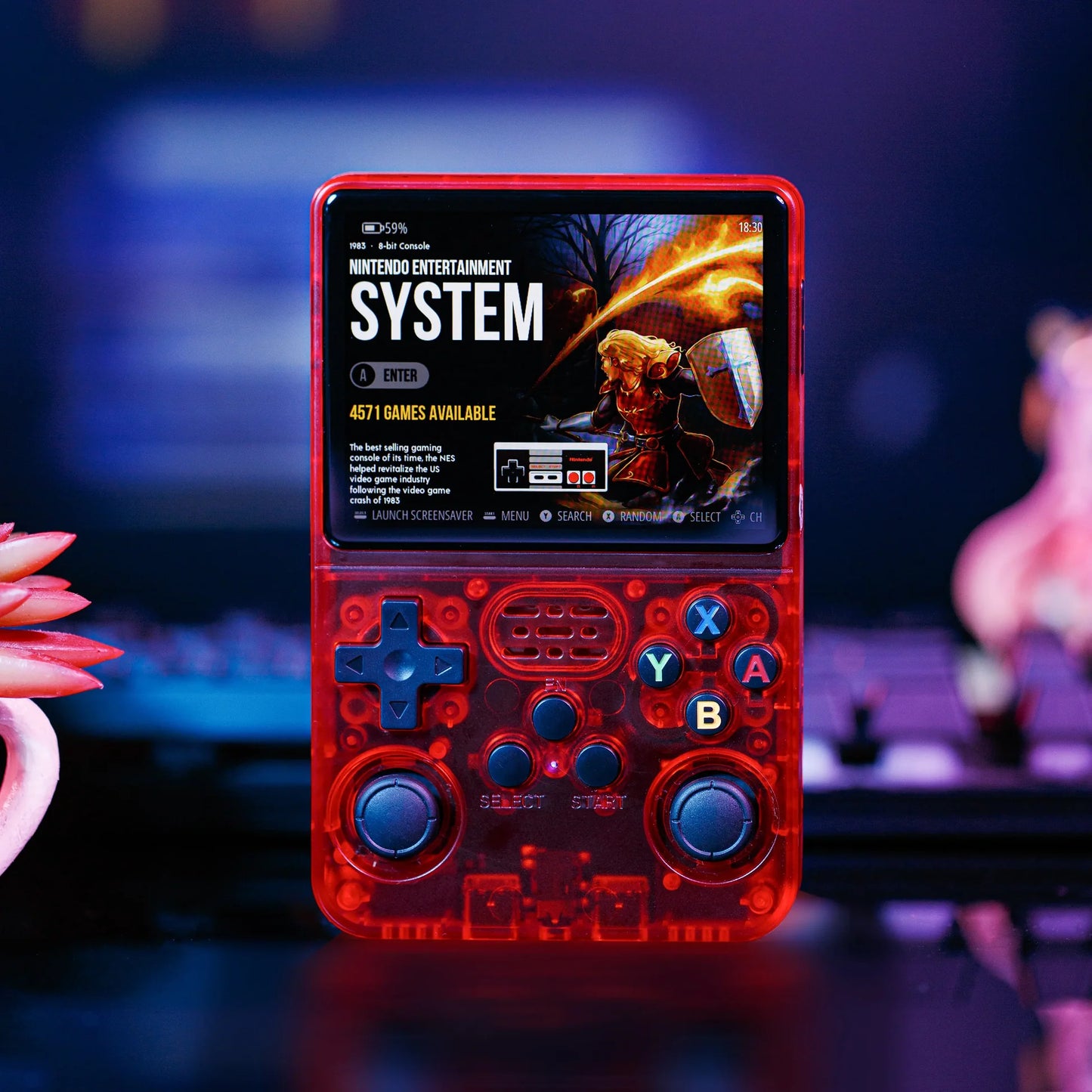 Classic Retro Game Console