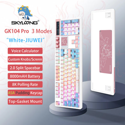 GK104 Pro Full-Size 3-Mode Wireless Mechanical Keyboard