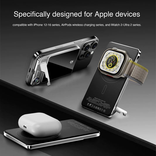 Ultra Slim Power Bank Wireless 20W Fast Charging