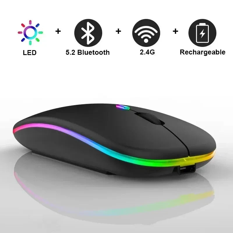 Wireless Mouse Rechargeable Silent