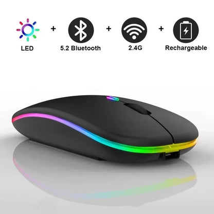 Wireless Mouse Rechargeable Silent