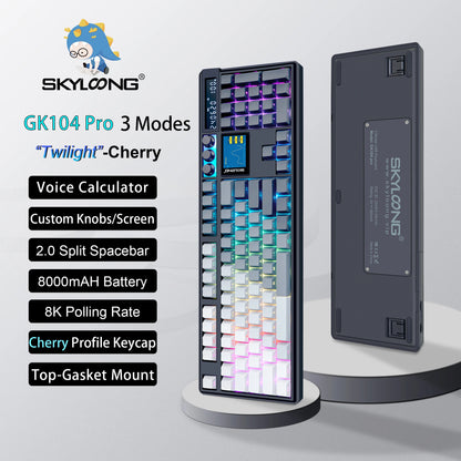 GK104 Pro Full-Size 3-Mode Wireless Mechanical Keyboard