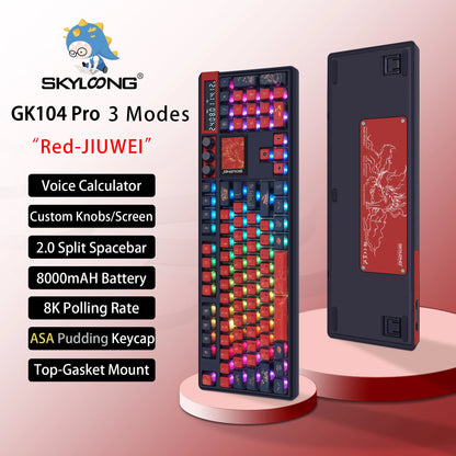 GK104 Pro Full-Size 3-Mode Wireless Mechanical Keyboard